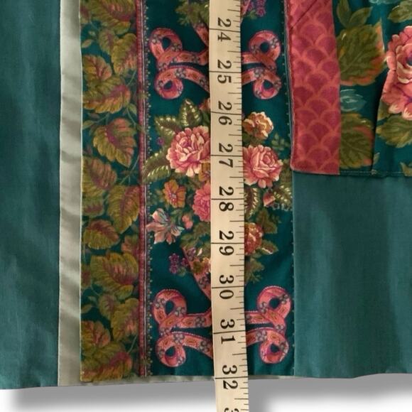 Vng Original Suzanne MacKay Reversible Patchwork Kimono L/XL Sautee Nacoochee GA - Picture 8 of 8